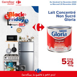 Lait Concentré non sucre gloria 150g