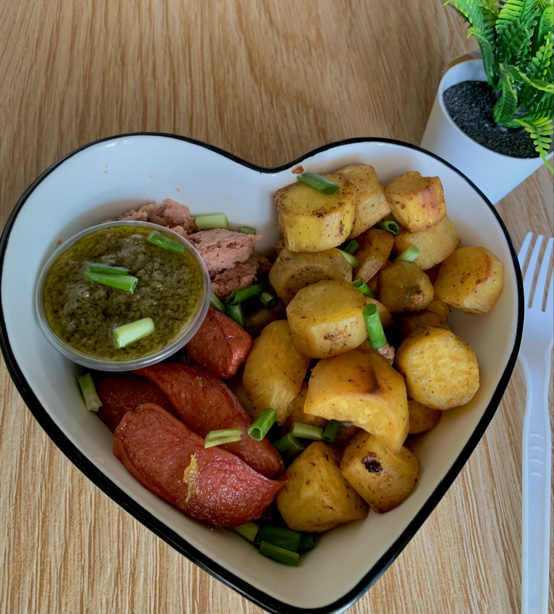 Normal fried potatoes