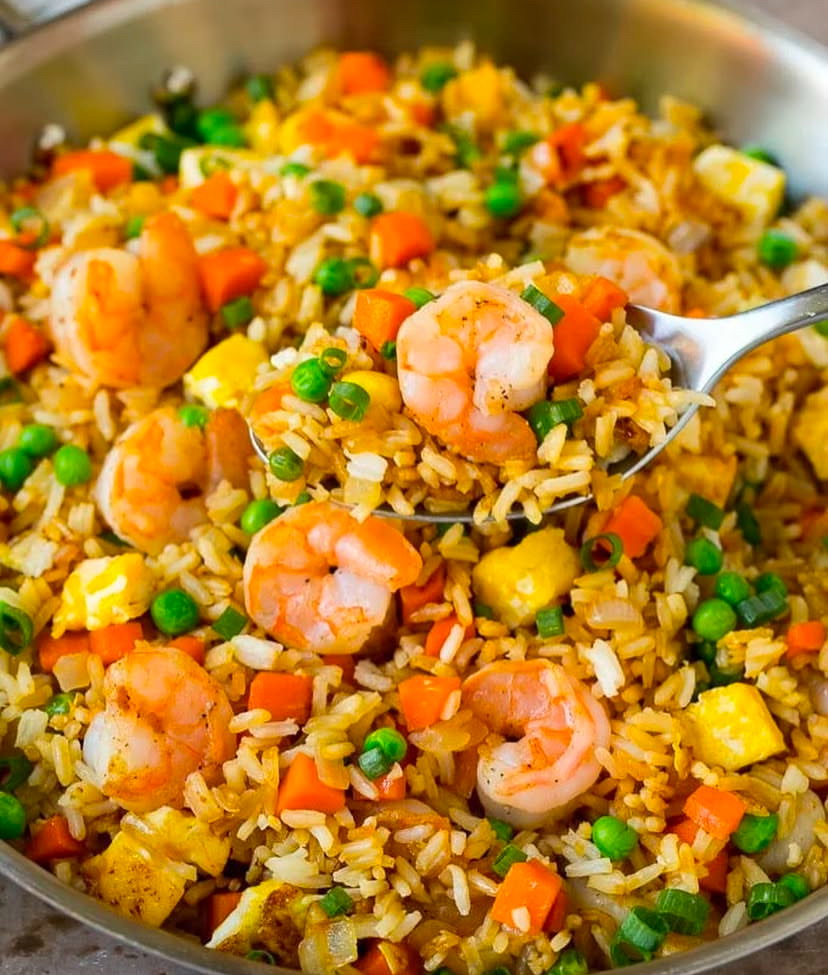 Fried rice with shrimp_0
