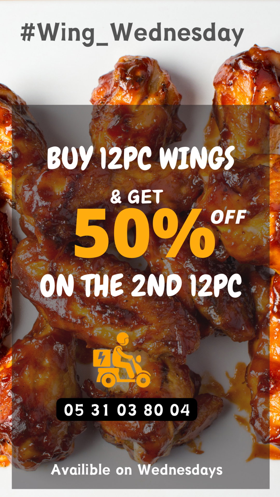 Wing Wednesday x24pc wings