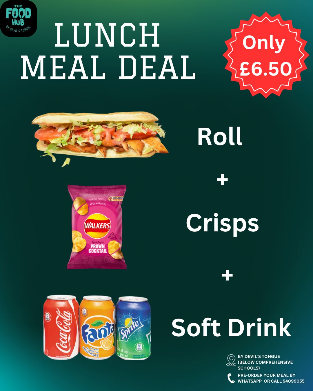 Meal Deal Roll + Crisps & Drink_0