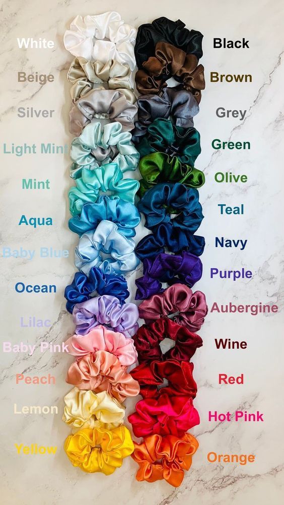 Satin scrunchies _0