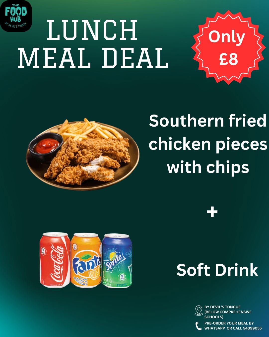 Meal Deal Southern Fried Chicken + Chips & Drink_0