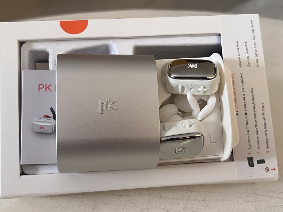 Écouteur Bluetooth blanc