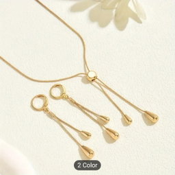 Snake Bone Chain 2 pcs Set Jewelry 