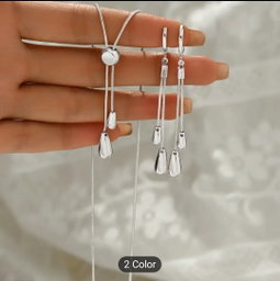 Snake Bone Chain 2 pcs Set Jewelry 