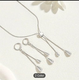 Snake Bone Chain 2 pcs Set Jewelry 