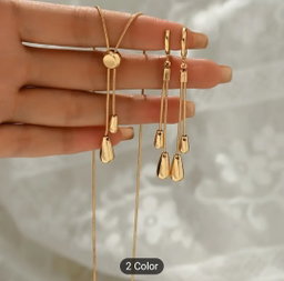 Snake Bone Chain 2 pcs Set Jewelry 