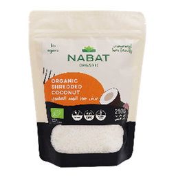 NABAT ORGANIC SHREDDED COCONUT 250G