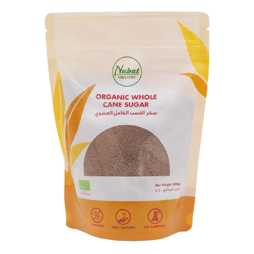 NABAT ORGANIC WHOLE CANE SUGAR 500G_0