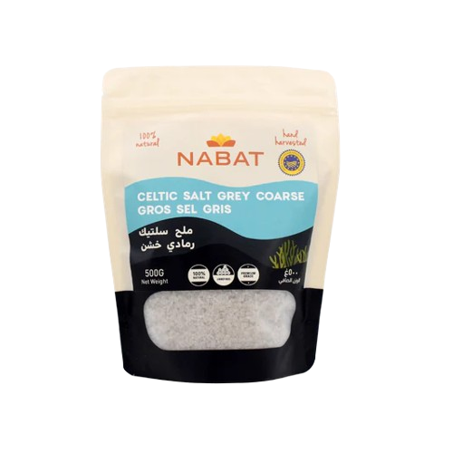 NABAT SEA SALT GREY COARSE 500G
