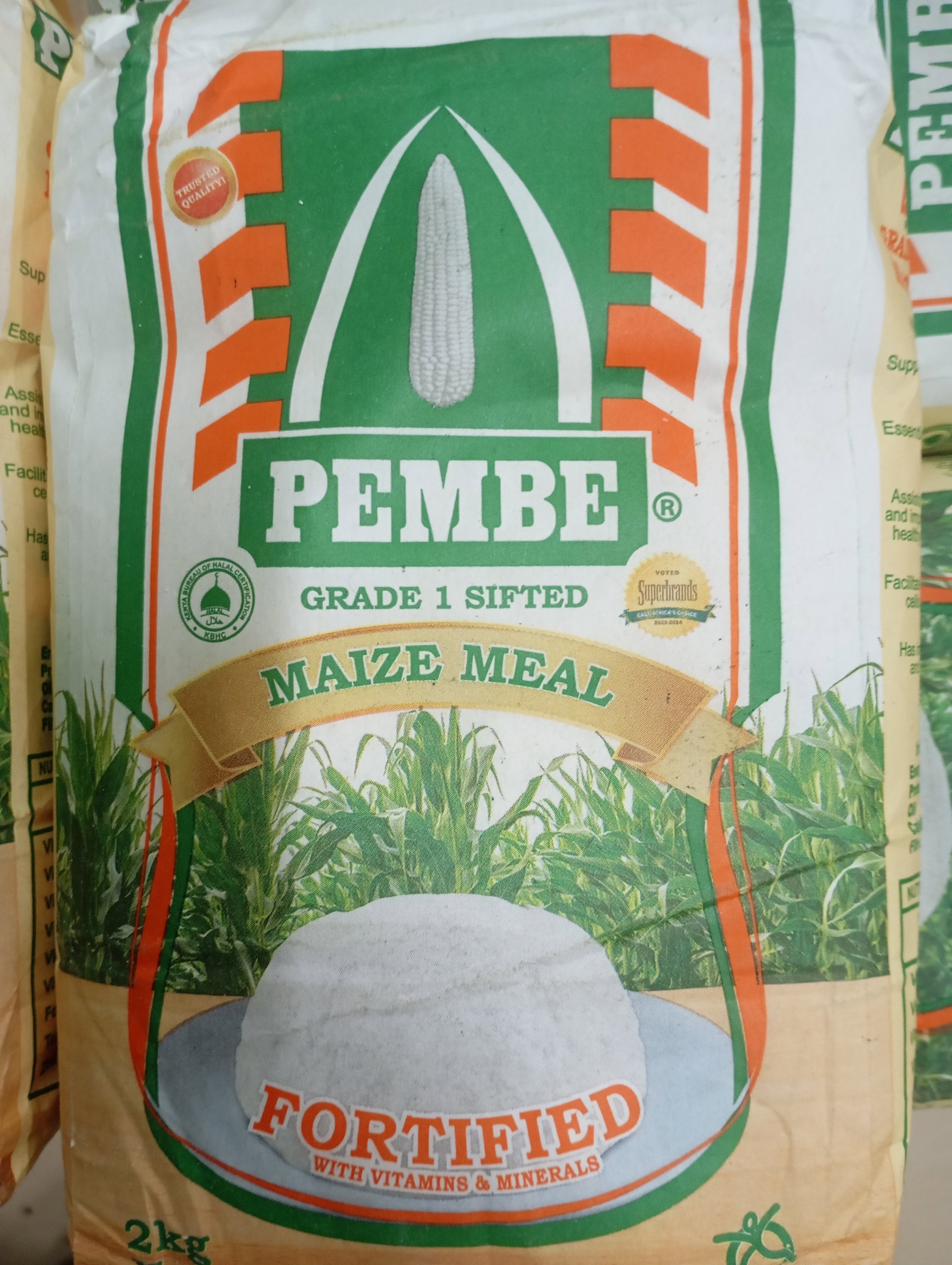 PEMBE MAIZE MEAL 2KG_0