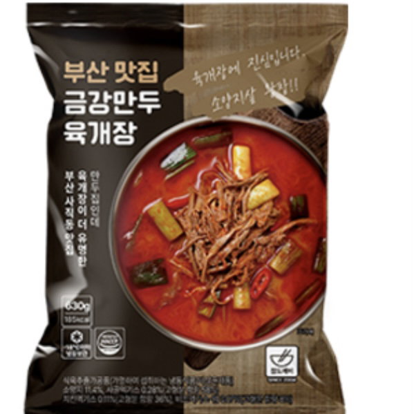 [금강만두] 육개장 2인분 630g | Yukgaejang (Spicy Korean Beef Soup)_10