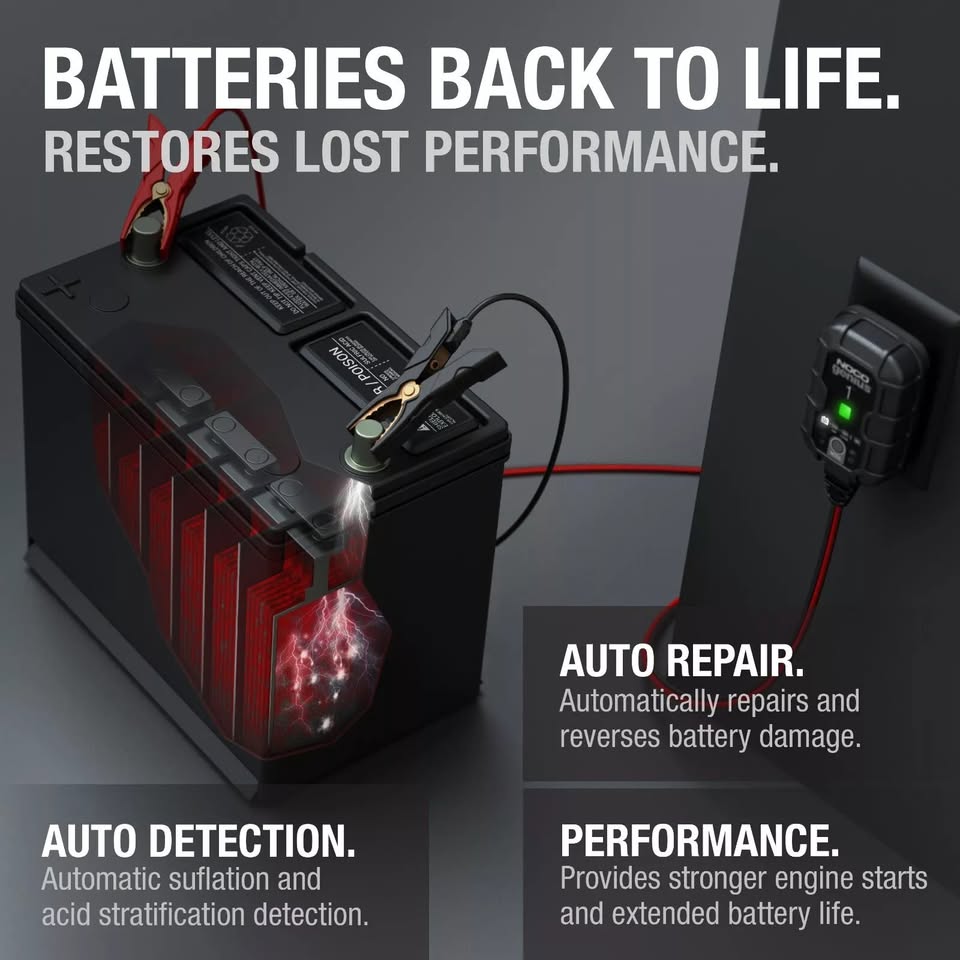 NOCO GENIUS1 Smart 12V Battery Charger & Maintainer_5