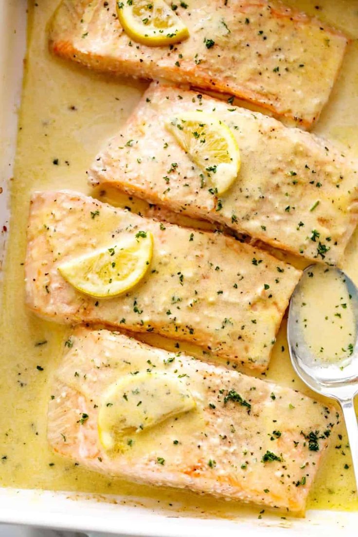 Bake Salmon ( Alfredo, lemon sauce) Large Pan_0