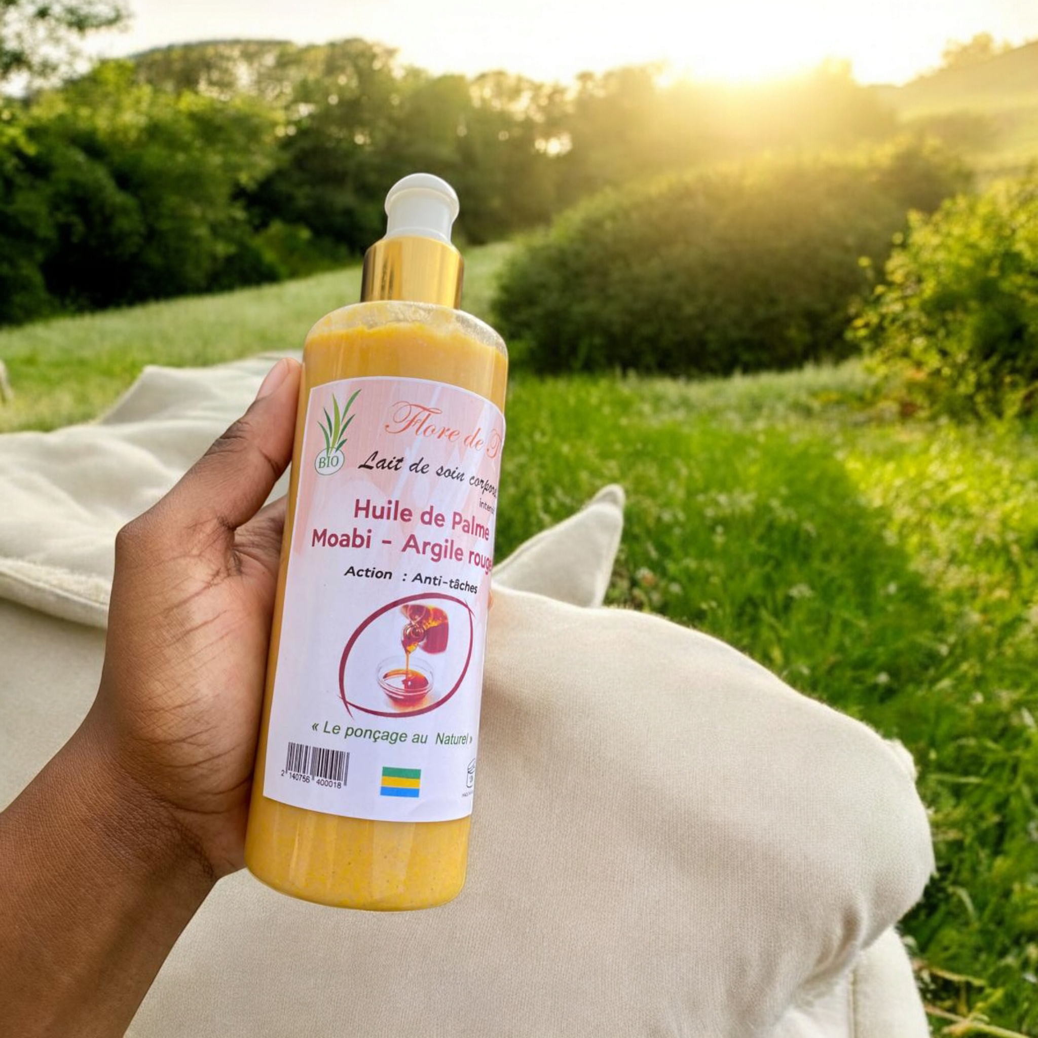 🧴 Lait de Corps Huile de Palme & Argile Rouge – Teint Unifié & Purifié_0