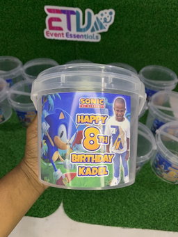 CLEAR PARTY BUCKETS (EMPTY)  