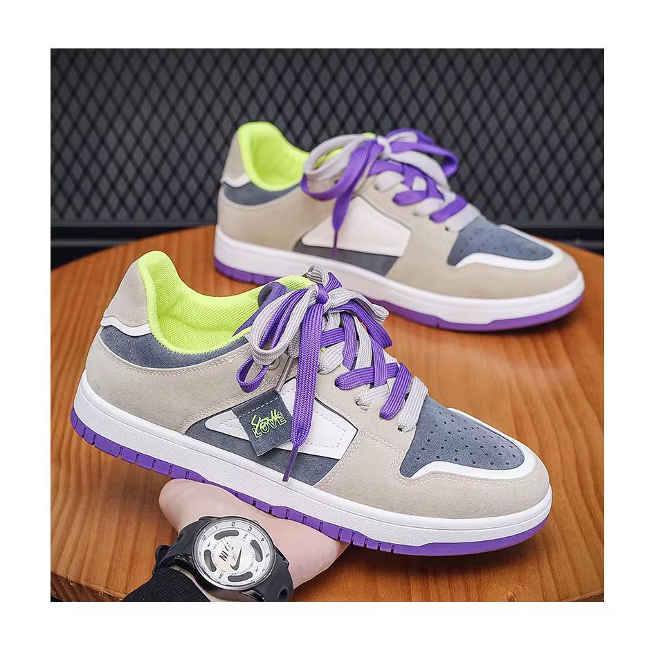 Chaussure à tige en daim_0