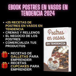 Libro Completo de Postres en Vasos: Aprende y Gana Más