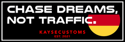 Chase Dreams Not Traffic Car Decal