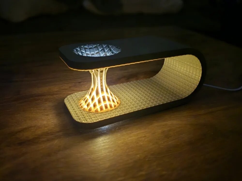 💡 مصباح ثلاثي الأبعاد بتصميم عصري 💡_0