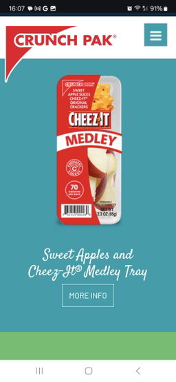 Crunch Pak Medley Cheez-It