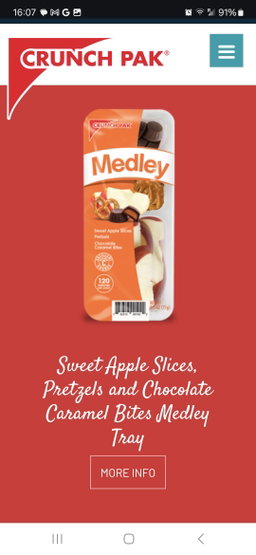 Crunch Pak Medley Caramel Bite