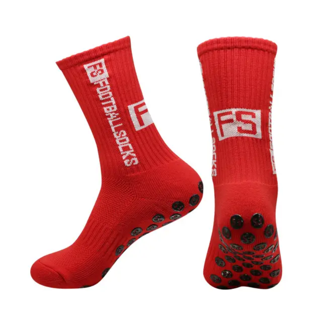 Non Slip Sock (Red)_0