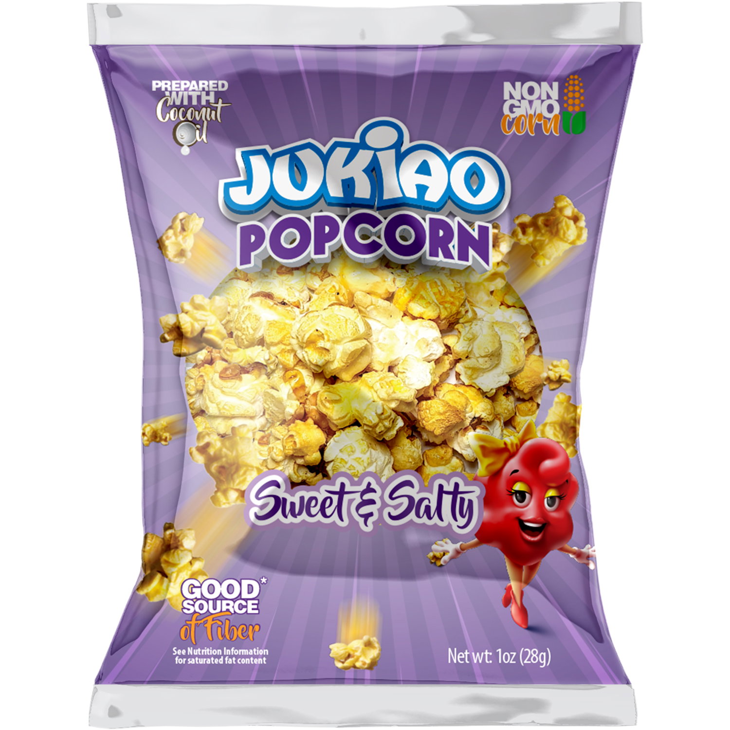Jukiao Popcorn Sweet & Salty - 1 oz_0