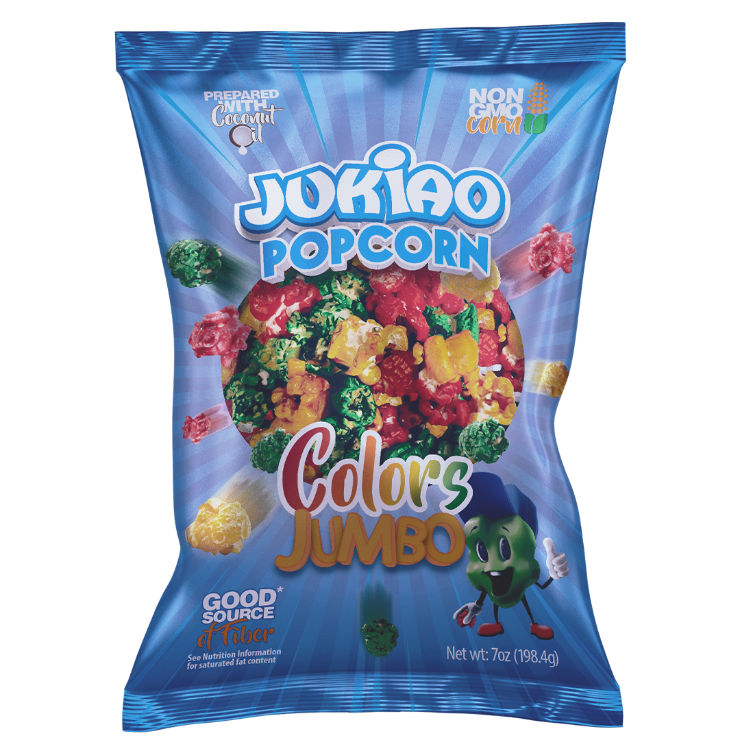 Jukiao Popcorn Colores - 7 oz