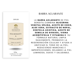 BARRA ACLARANTE  100 GRAMOS 