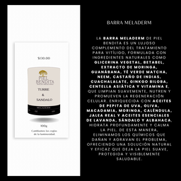 BARRA MELADERM PARA VITILIGO 100 GRAMOS 