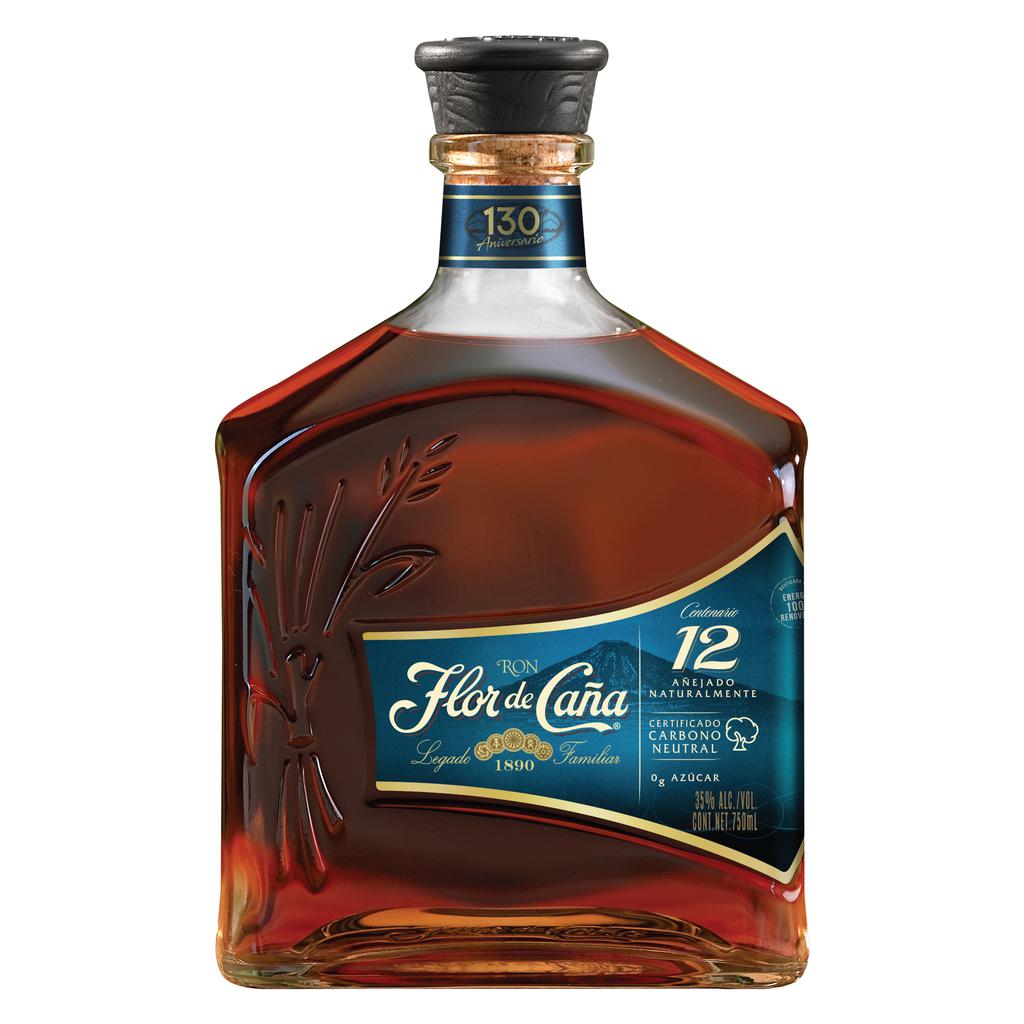 Flor de Caña Ron 12 Años Botella de 750 mL_0