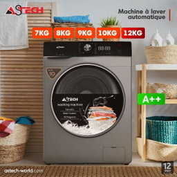 Machine à laver Astech 9kg inverter 