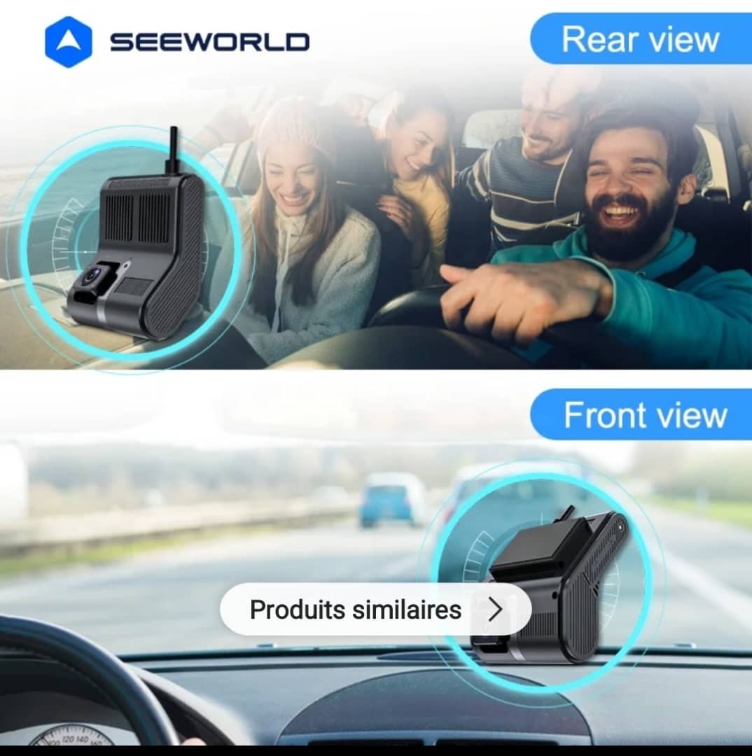SEEWORLD V7 - DashCam Double Caméra 4G_2