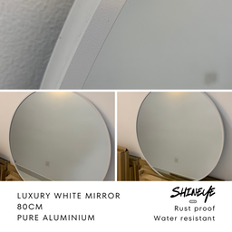 Luxury Round Mirror (Gold/Black/White)