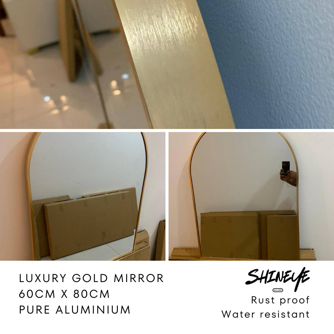 Luxury Arch Mirror (Gold/Black)_0