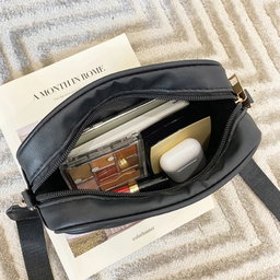 Fashion Travel Camera Bag Women's Cross PU Leather Shoulder Bag Roller Strip Camera Bag New Storage Bags Shoulder Phone Bags