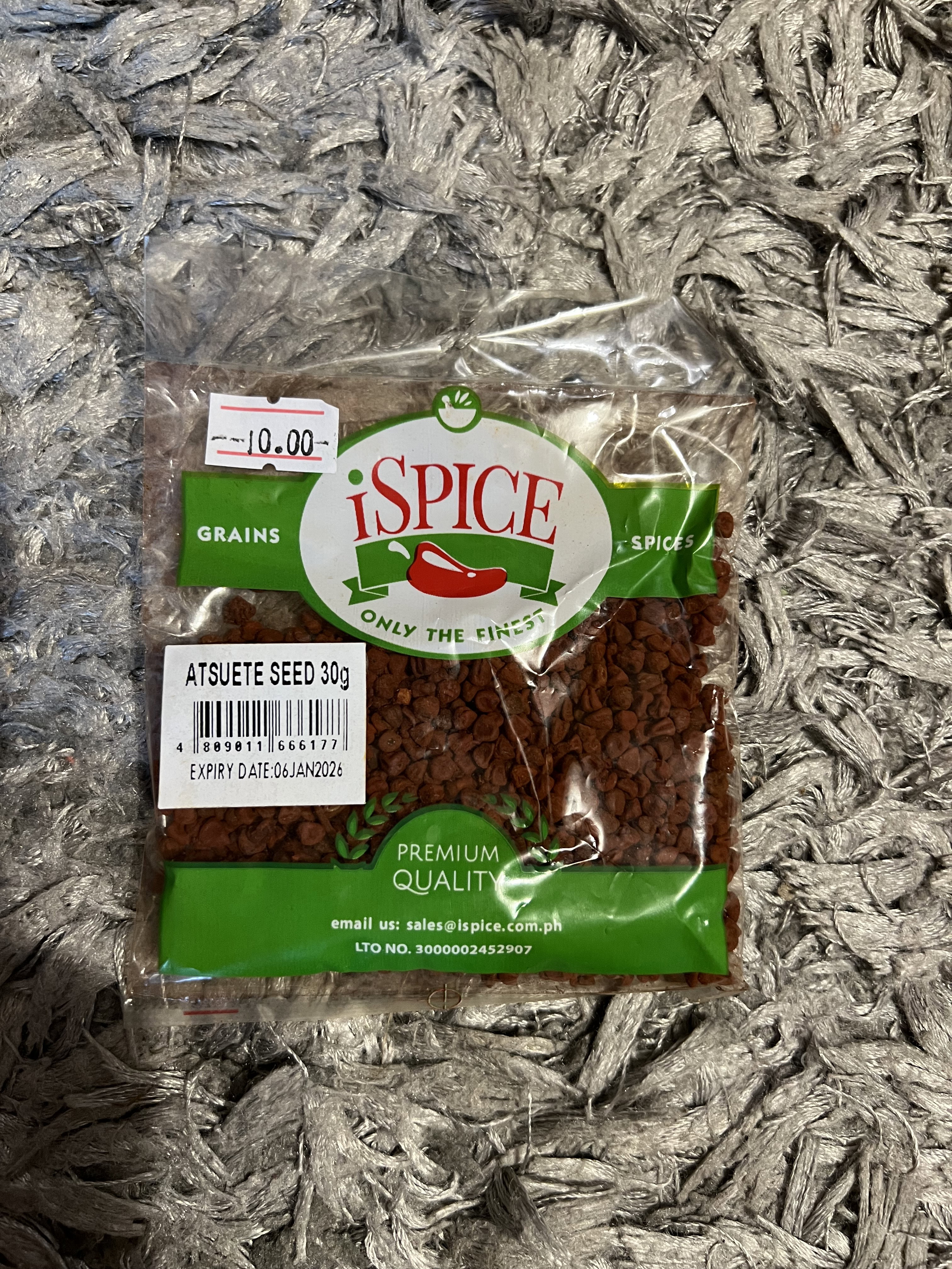 Atsuete Seed 30g - iSpice