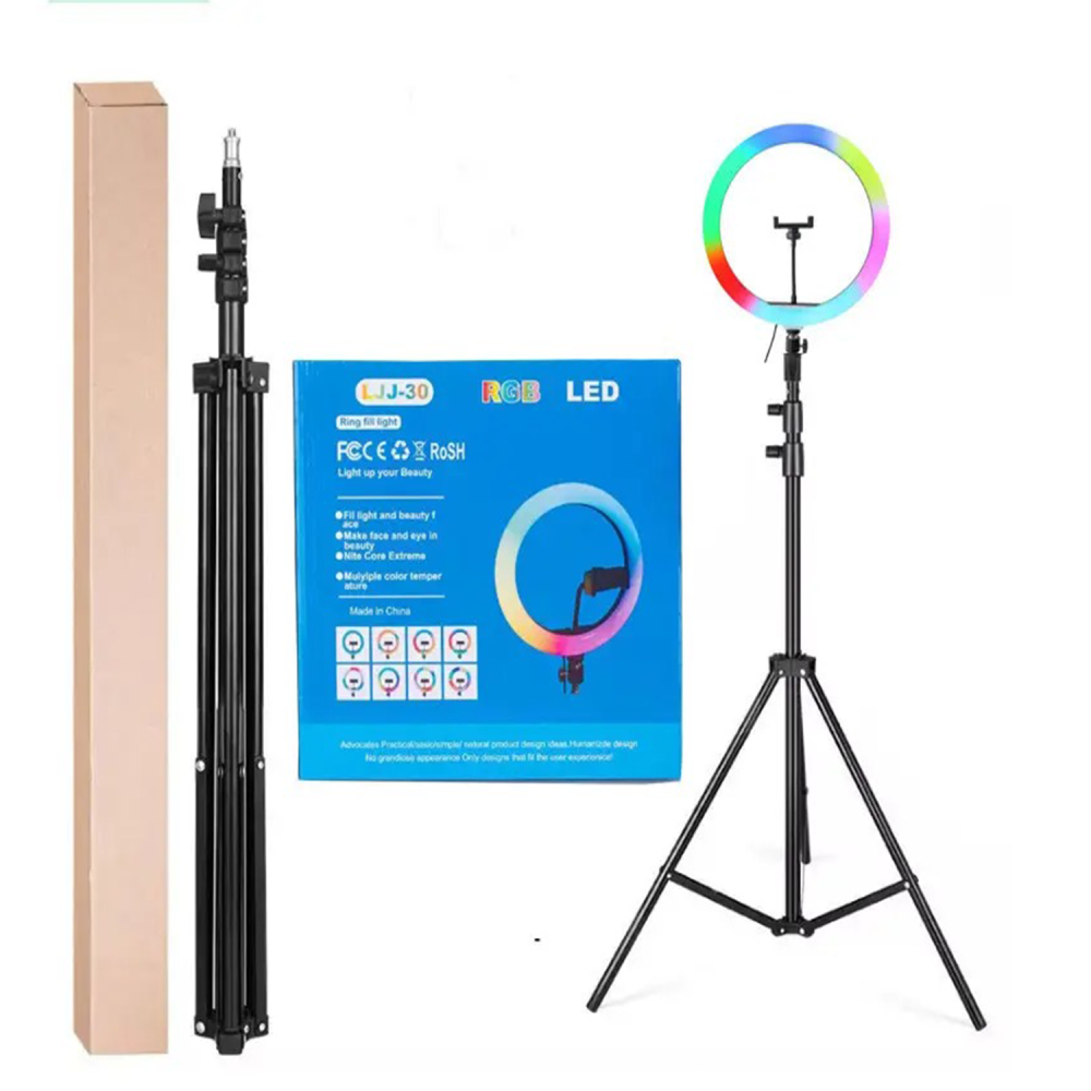 12 inches (30) cm ring light with long tripod stand _1