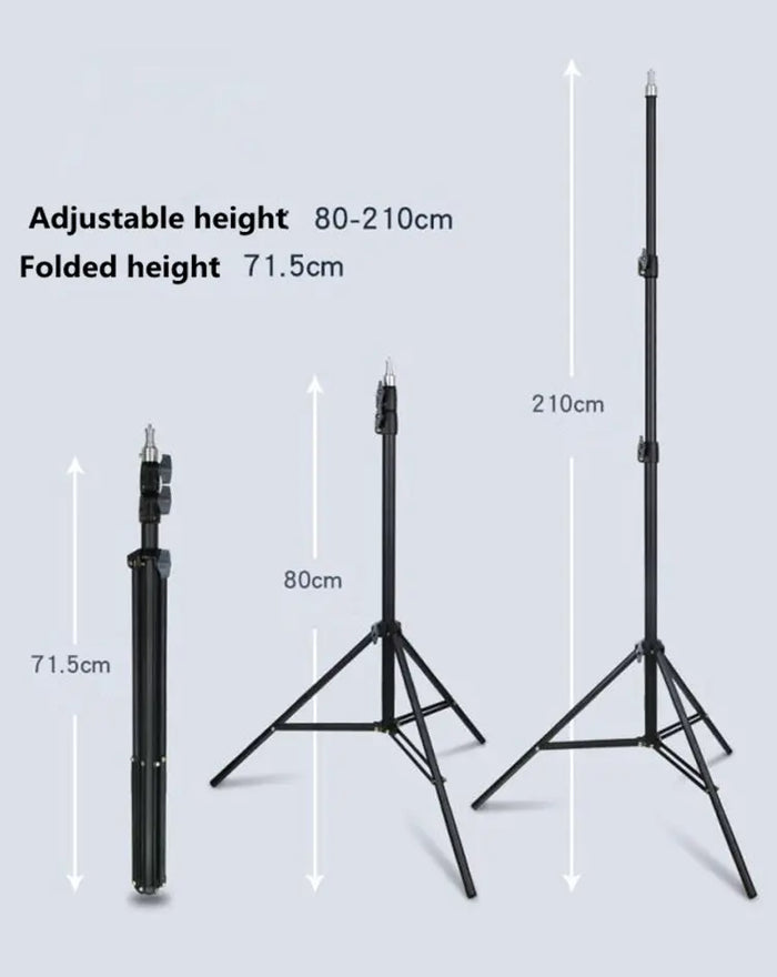 12 inches (30) cm ring light with long tripod stand _2