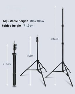 12 inches (30) cm ring light with long tripod stand 