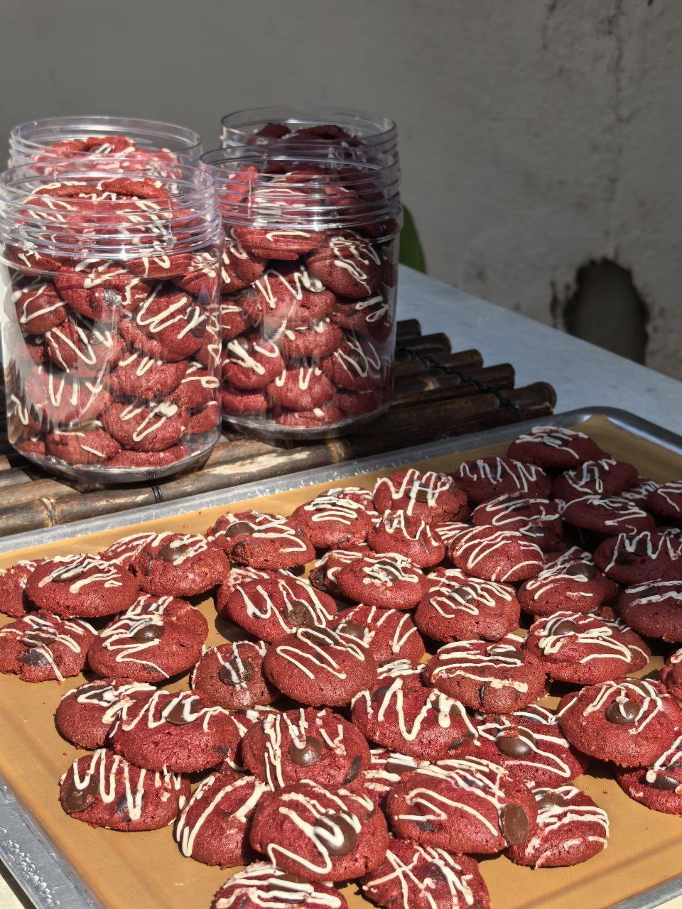Red Velvet Cookies (+-37 Pcs)