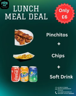 Meal Deal Pinchitos +Chips & Drink