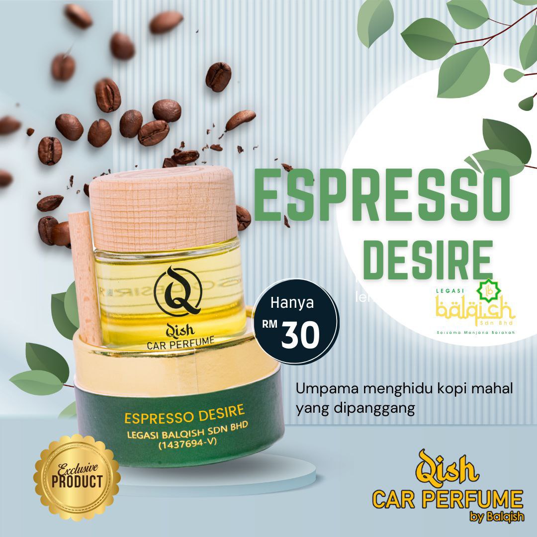 Qish Car Perfume - Espresso Desire_0