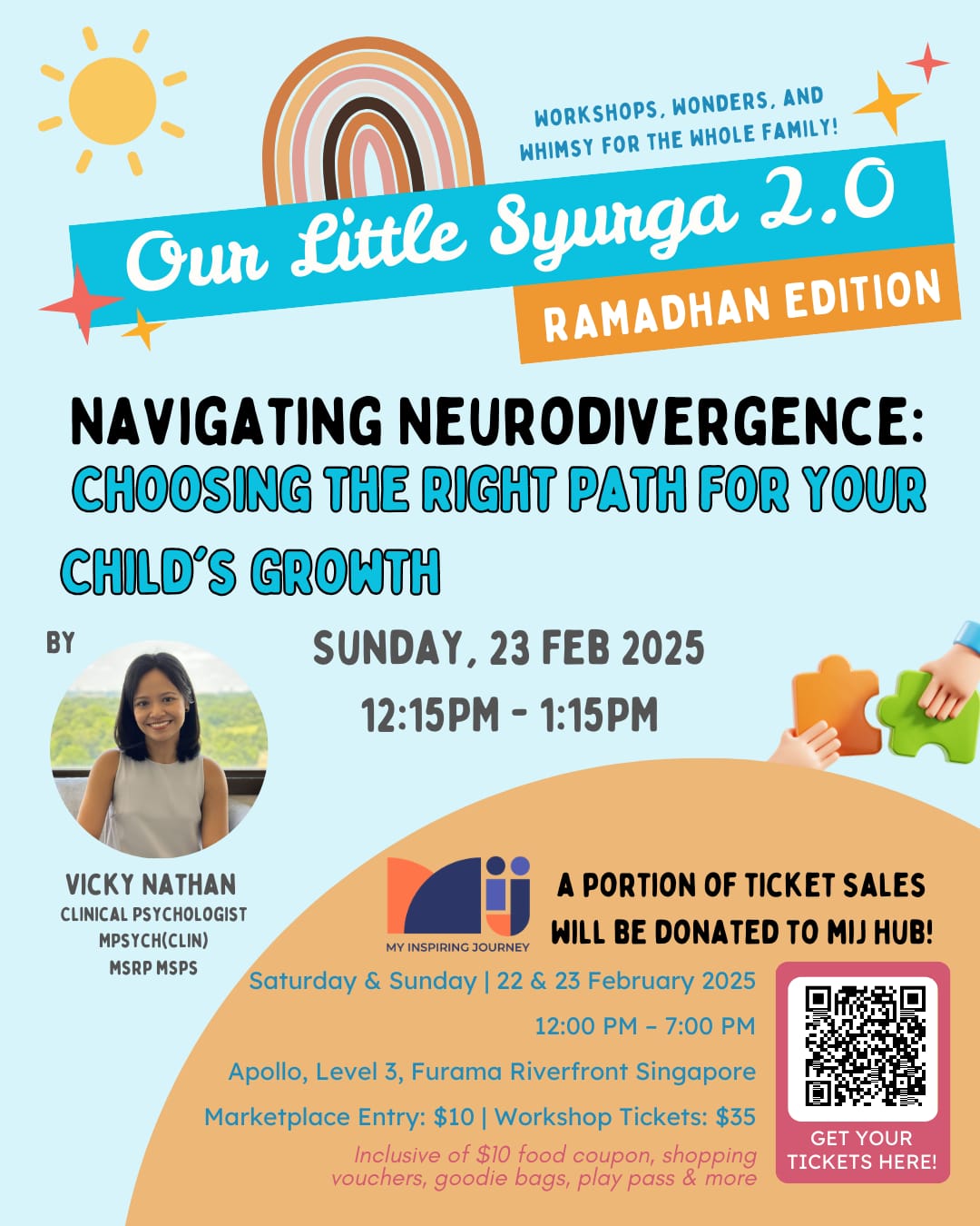 OUR LITTLE SYURGA 2.0 | PARENTING SEMINAR 2 : NAVIGATING NUERODIVERGENCE (W VICKY NATHAN) | 23 FEB 2025, 12.15 PM _0
