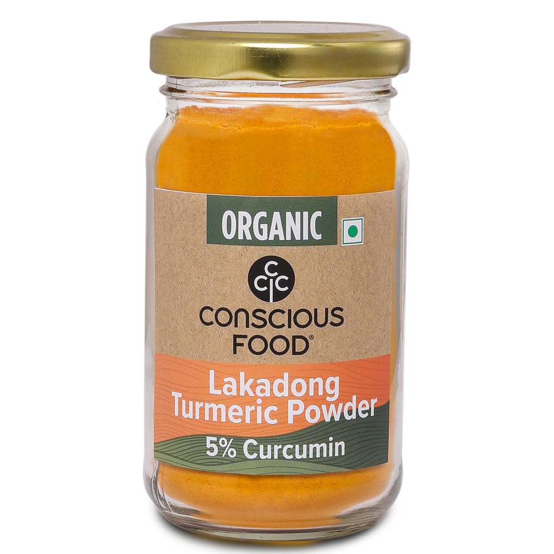 Conscious Food Organic Lakadong Turmeric Powder 100g_0