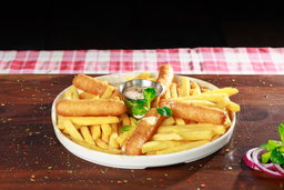 Mozzarellasticks mit Beilage 