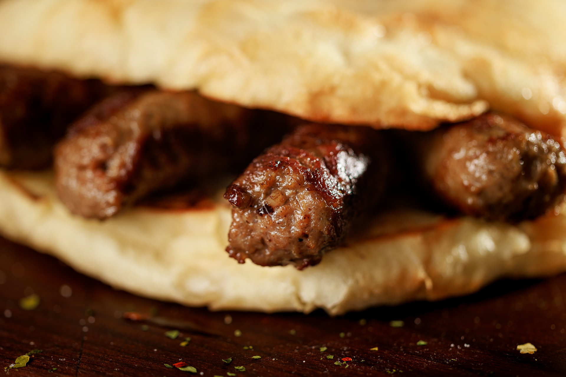 Cevapcici vom Rind mit Brot_8