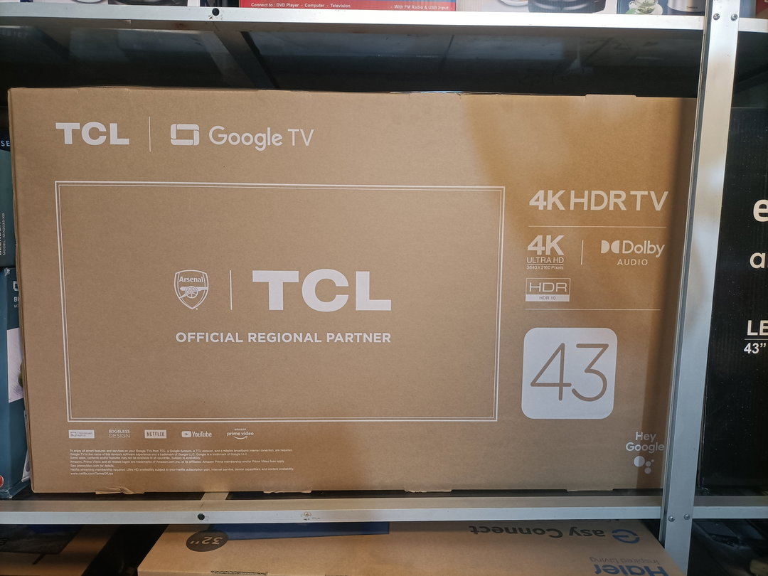 Smart TCL 43" UHD 4k full options